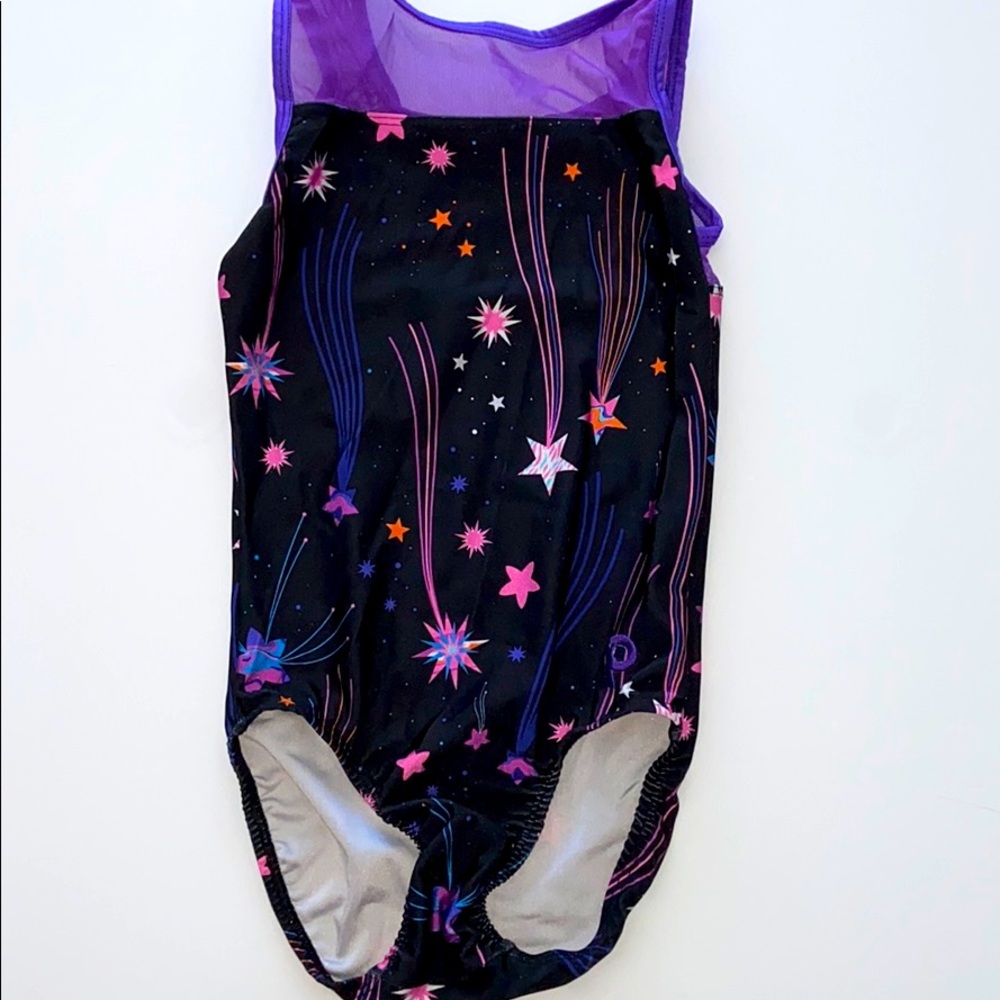 Plum Mesh Gymnastics Leotard